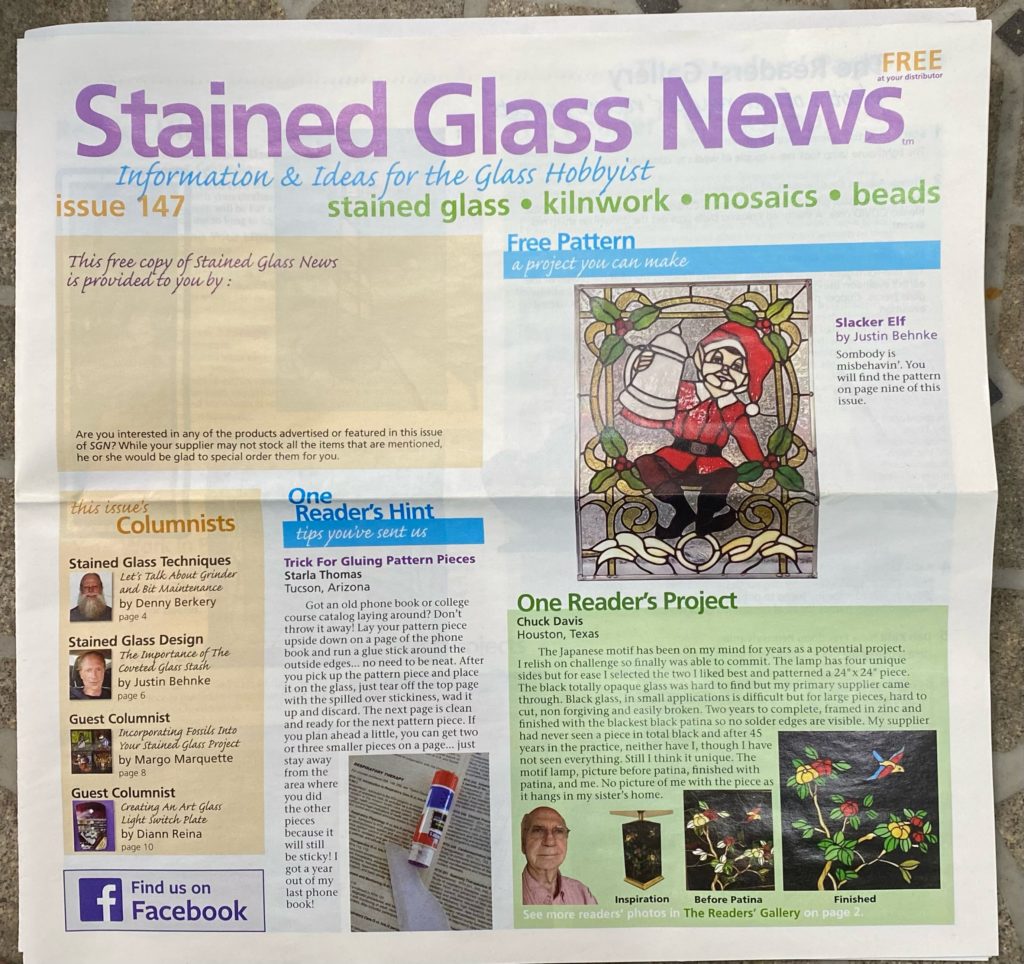 Stained Glass News Issue 147 AANRAKU GLASS STUDIOS