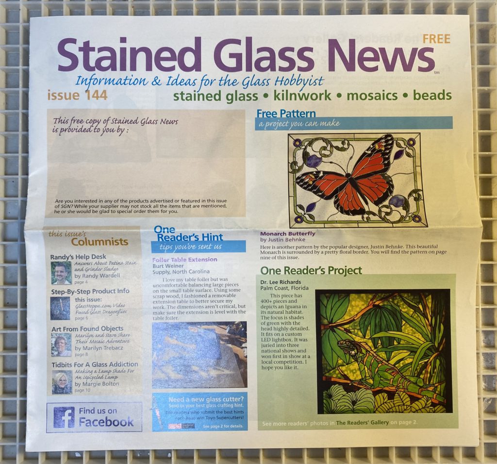 Stained Glass News Issue 144 AANRAKU GLASS STUDIOS
