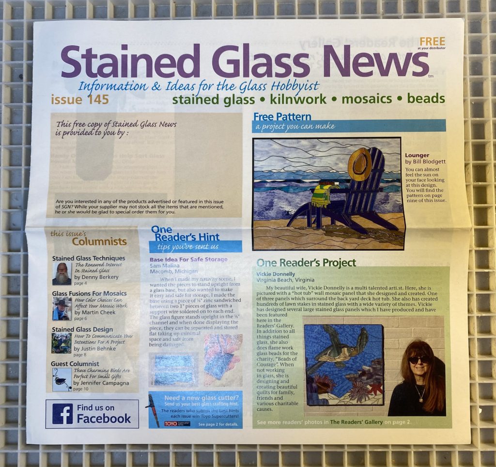 Stained Glass News Issue 145 AANRAKU GLASS STUDIOS