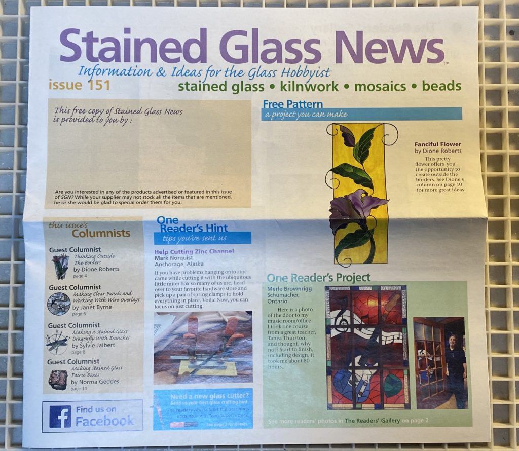 Stained Glass News Issue 151 AANRAKU GLASS STUDIOS
